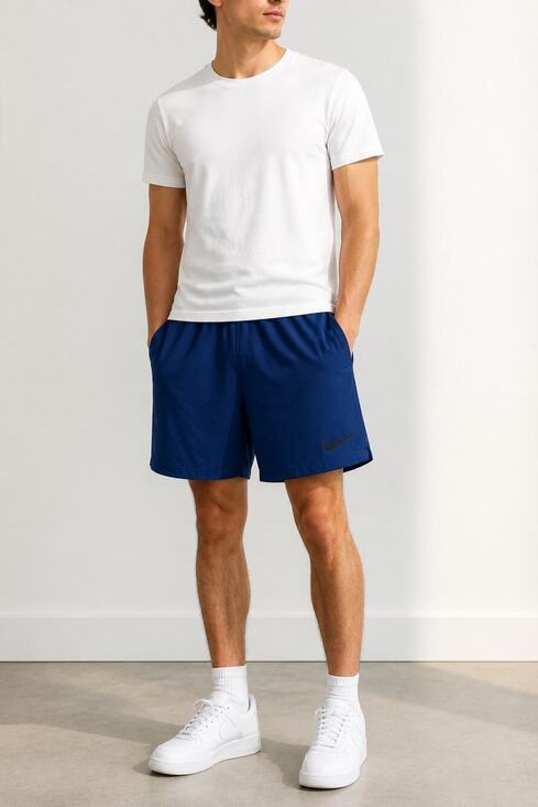 Nike Other - Nike Navy Blue Mens Athletic Shorts Size L